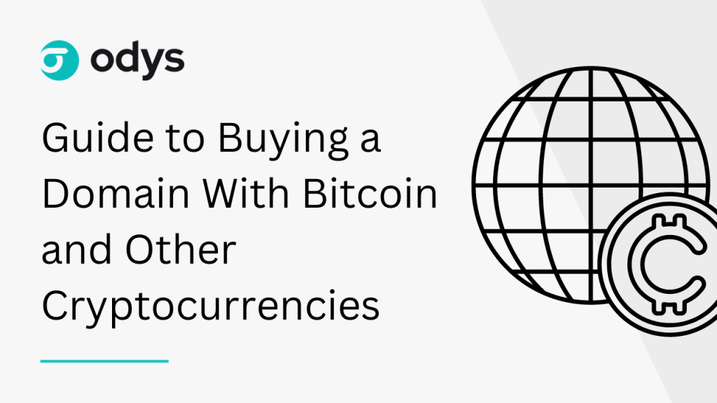 Buying a domain with bitcoin and cryptocurrencies featured image